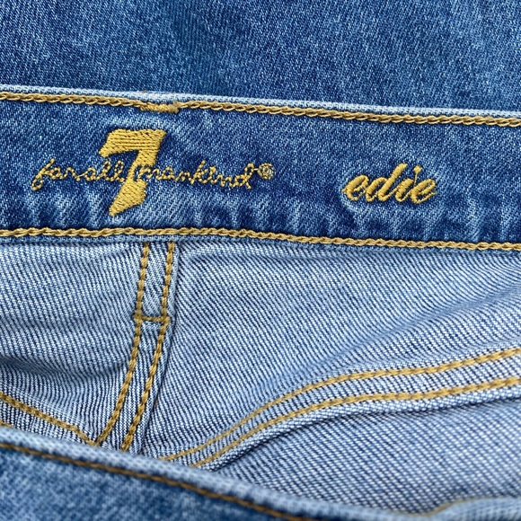 7 for all Mankind size 30 Edie waist hem jean - Picture 7 of 16